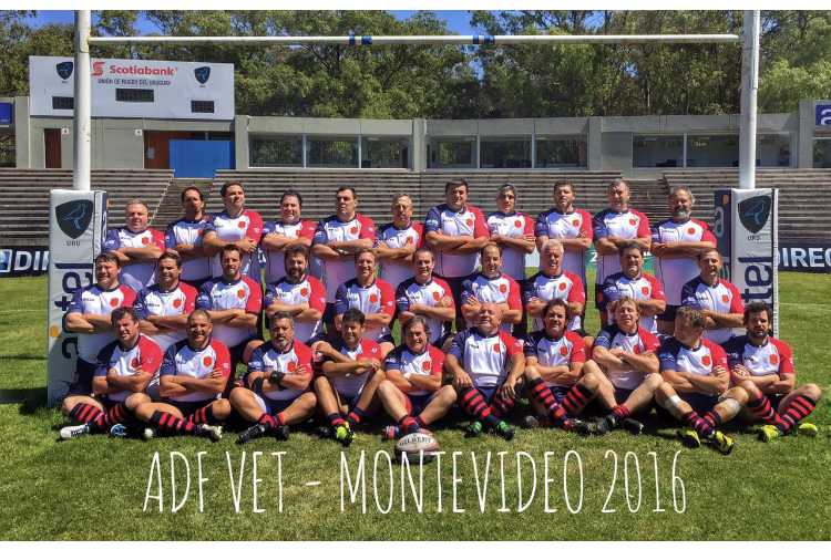 Mariano FERRO - Alejandro GAMBOA - Augusto MENGELLE - Diego MENGELLE -  Asociación Deportiva Francesa -  - RugbyV - Gira Montevideo () Photo by: Lily Bermúdez | Siuxy Sports 2016-10-15