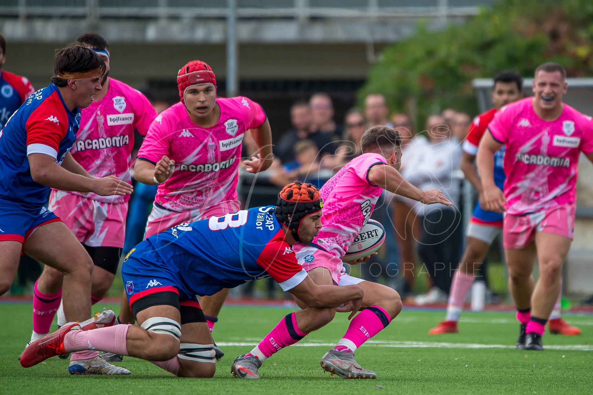  FC Grenoble Rugby - Stade Français - Rugby - Espoirs - FCG (44) vs (17) Stade Français (#FCGSTFespoirs2022) Photo by: Karine Valentin | Siuxy Sports 2022-10-09