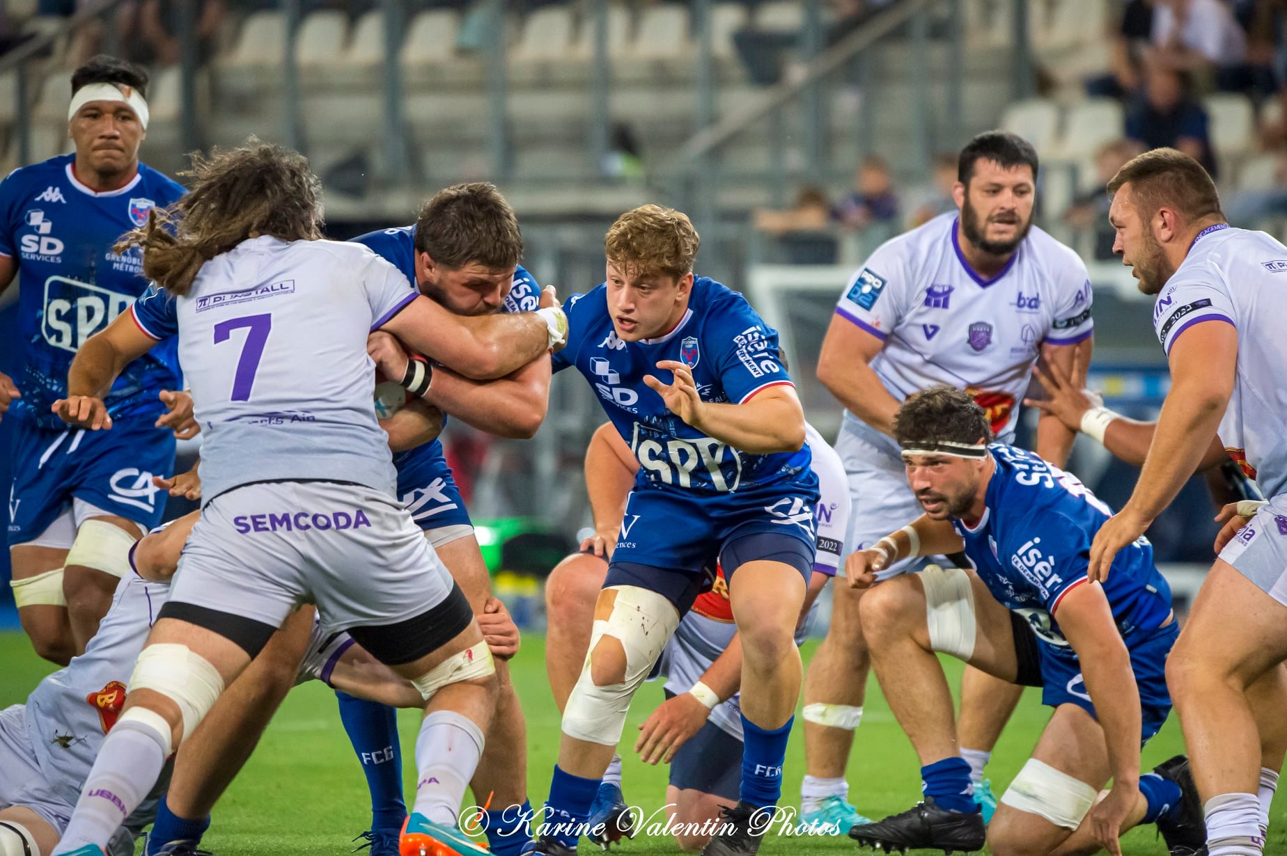  FC Grenoble Rugby - US Bressane Pays de l'Ain - Rugby - Grenoble (42) Vs (17) USBPA - 2022 (#FCGvsUSBPA2022) Photo by: Karine Valentin | Siuxy Sports 2022-05-12