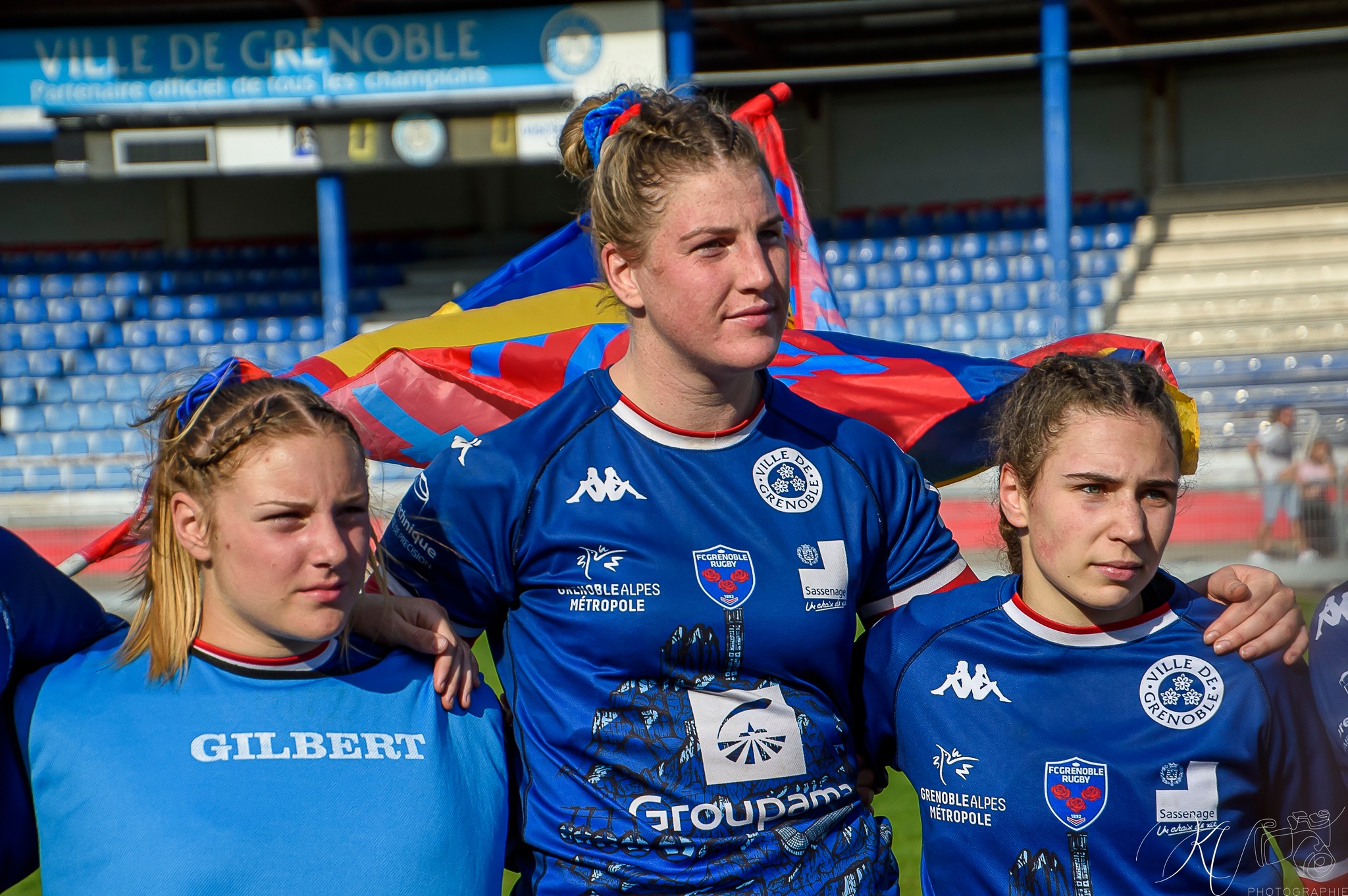Océane MILLO CHEVREY - Marion NOVELLO -  FC Grenoble Rugby - Section Paloise - Rugby - Grenoble Amazones (51) vs (12) Lons Section Paloise (#AmazonesVsLONS2022) Photo by: Karine Valentin | Siuxy Sports 2022-10-16