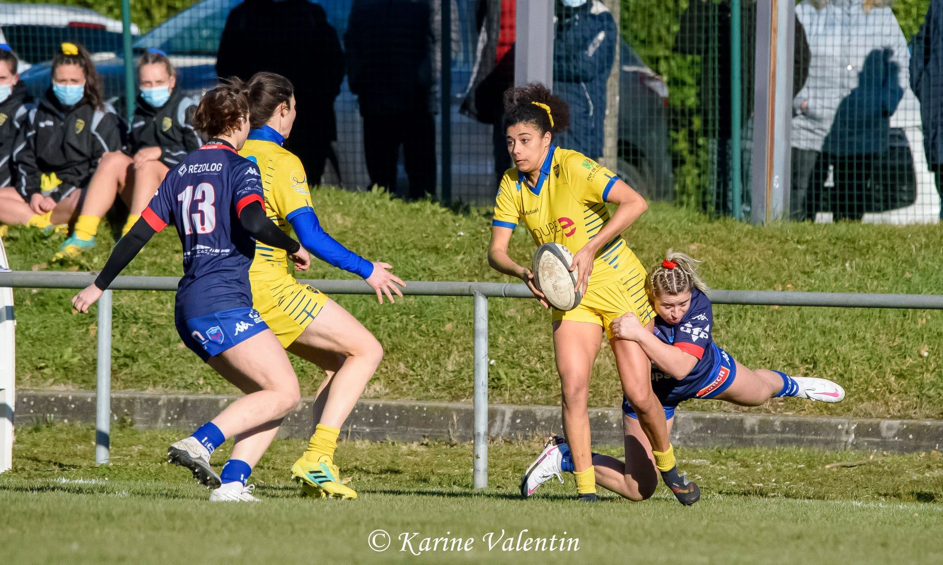  FC Grenoble Rugby - ASM Romagnat rugby féminin - Rugby - FC Grenoble VS ASM Romagnat (#GrenobleVsASMR2021jan) Photo by: Karine Valentin | Siuxy Sports 2021-01-24