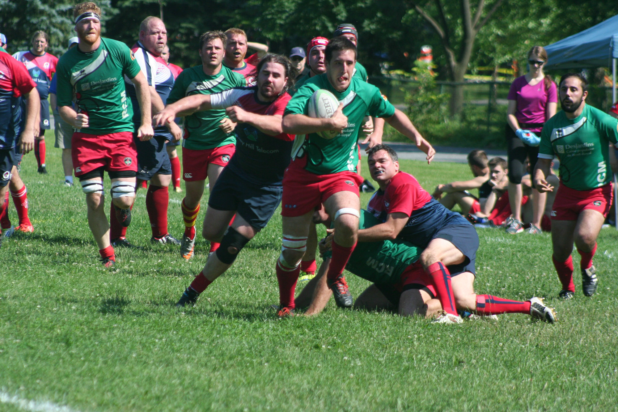  Rugby Club de Montréal - Ormstown Saracens RFC - Rugby - Belle échappée () Photo by:  | Siuxy Sports 2017-07-15