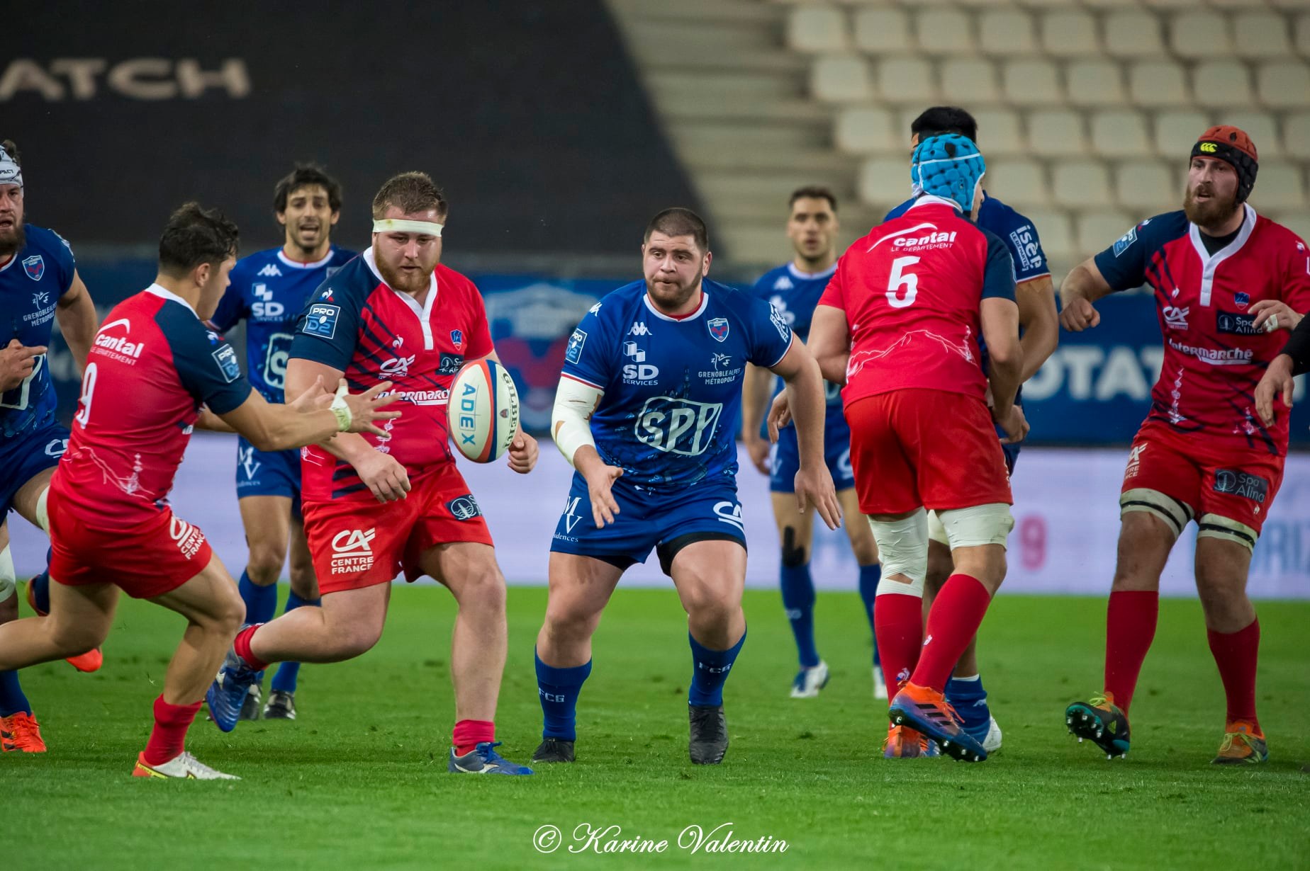 Lucas DUPONT -  FC Grenoble Rugby - Stade Aurillacois - Rugby - FC Grenoble Rugby vs Stade Aurillacois - 2022 (#FCGvsSA2022R02) Photo by: Karine Valentin | Siuxy Sports 2022-02-18