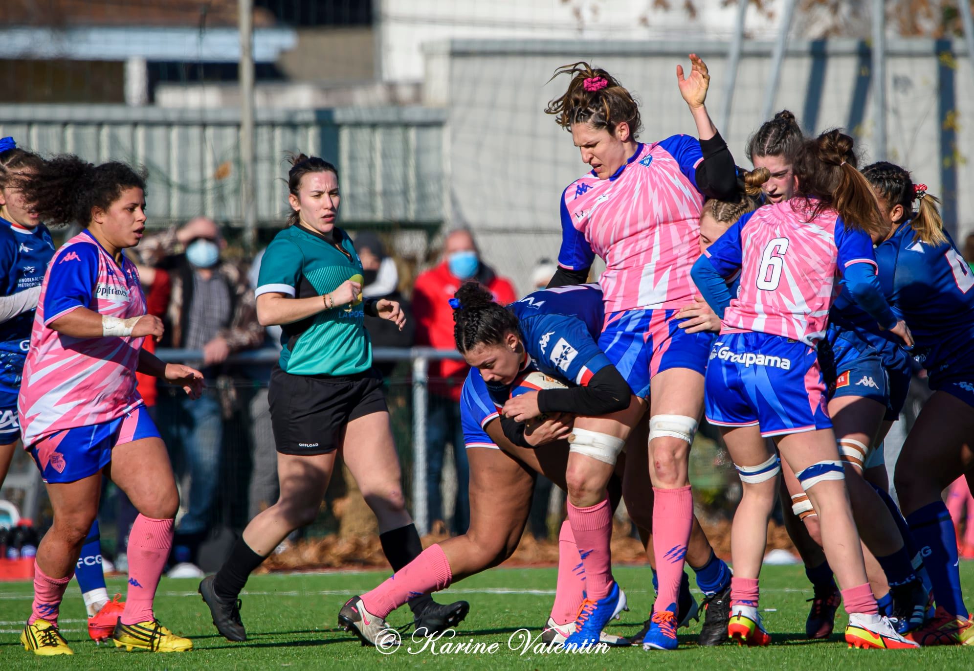  FC Grenoble Rugby - Stade Français - Rugby - FC Grenoble Vs Stade Français (#AmznesVsPinkRckts2022) Photo by: Karine Valentin | Siuxy Sports 2022-01-16