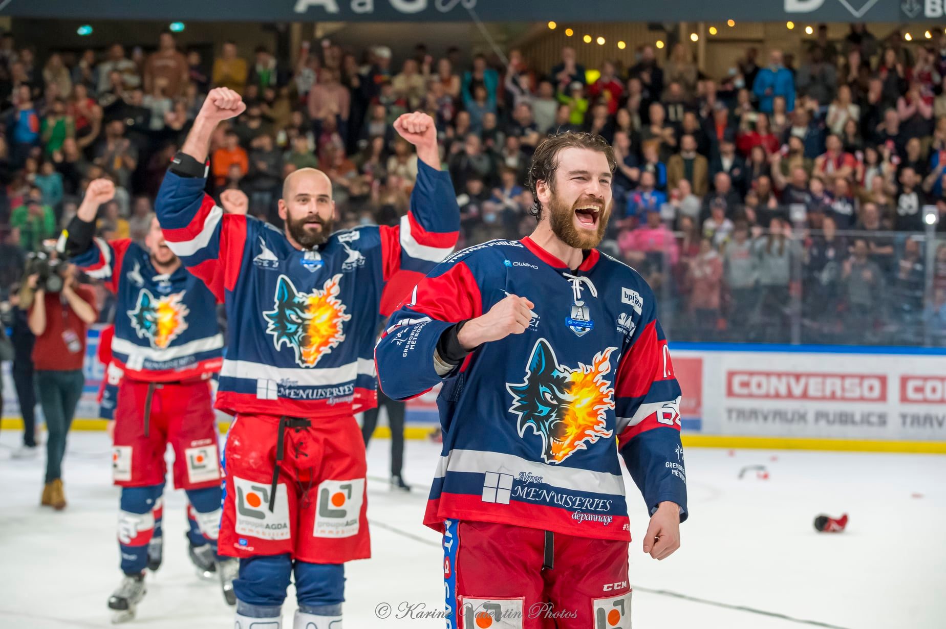  Grenoble -  - Ice hockey - GRENOBLE BDL - Finale 2022 -  Célébration (#CELEBRATIONsBDLVSDUCS2022) Photo by: Karine Valentin | Siuxy Sports 2022-04-13