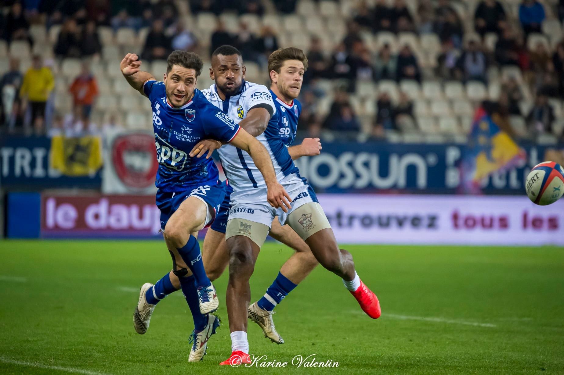 Lucas DUPONT -  FC Grenoble Rugby - USON Nevers - Rugby - FC Grenoble Rugby (34) vs USON Nevers (10) - 2022 (#FCGvsUSON2022) Photo by: Karine Valentin | Siuxy Sports 2022-03-04