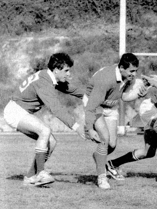 Sebastian FAUVE -   - Winterthur Montjuic - Rugby - En España (Dos de los tres equipos catalanes de la División de Honor,
Santboiana CICSA y Winterthur Montjuic, disponen de extranjeros en el plantel de su primer equipo) Photo by:  | Siuxy Sports 1992-12-15