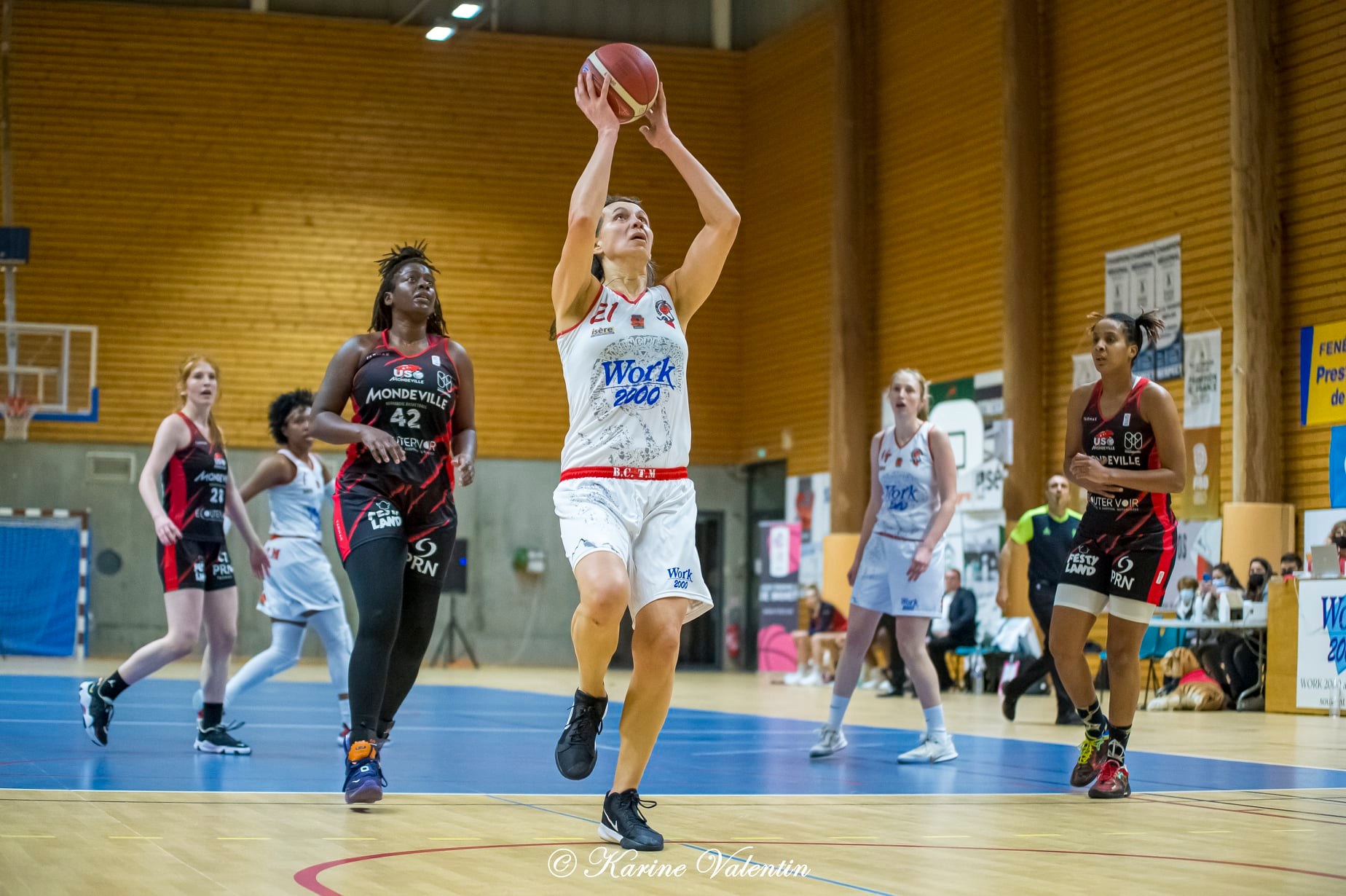 Aurore PAUTOU -  BC Tronche Meylan - USO Mondeville Basket - Basketball - BCTM Féminin vs USO Mondeville Basket (#FFBB22BCTMUSOMB) Photo by: Karine Valentin | Siuxy Sports 2022-01-29