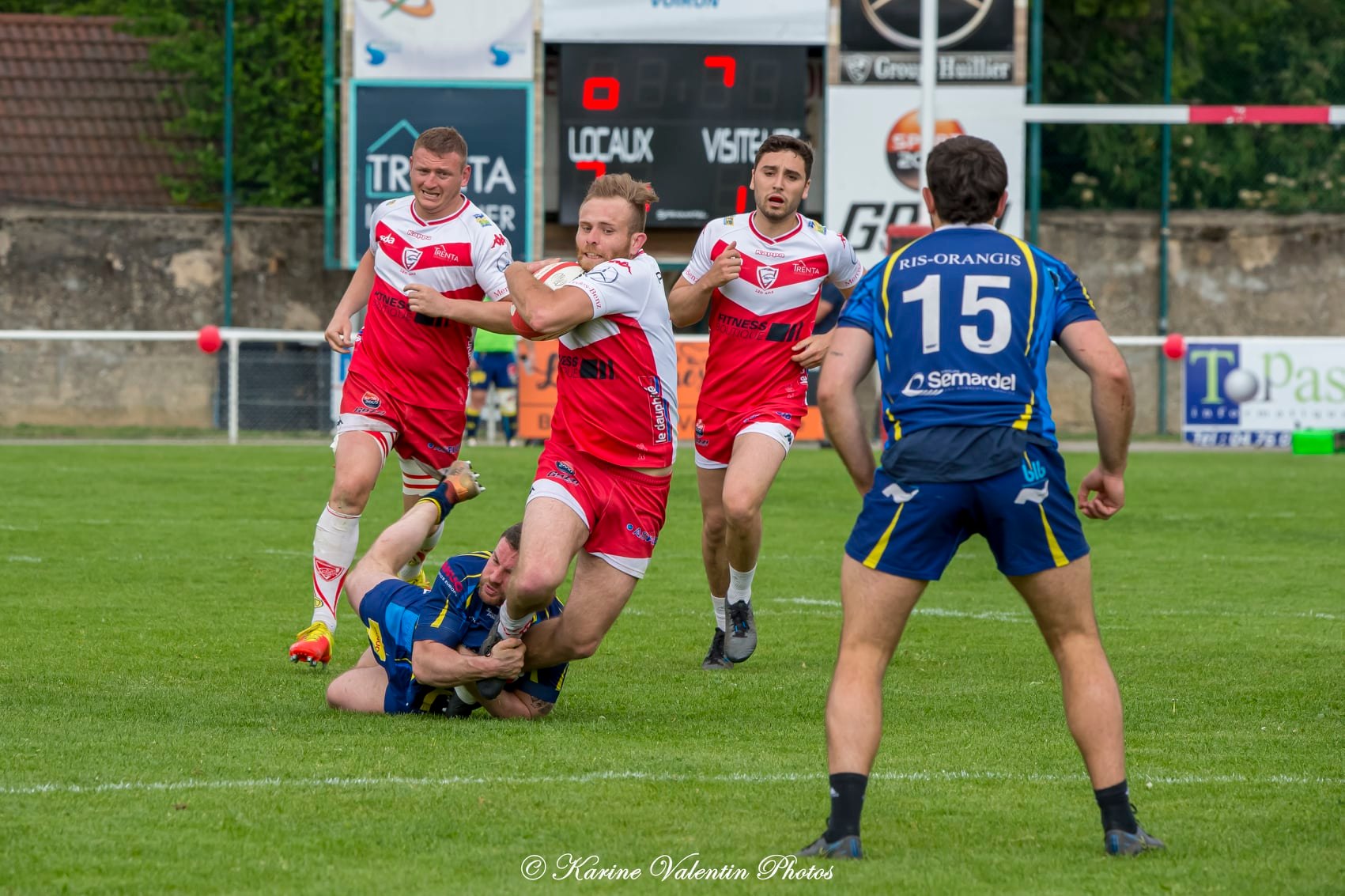  Stade Olympique Voironnais - US Ris Orangis - Rugby - SOV (26) vs (17) Ris-Orangis - Féd 2 (#SOVvsRIS-ORANGIS2022) Photo by: Karine Valentin | Siuxy Sports 2022-04-24