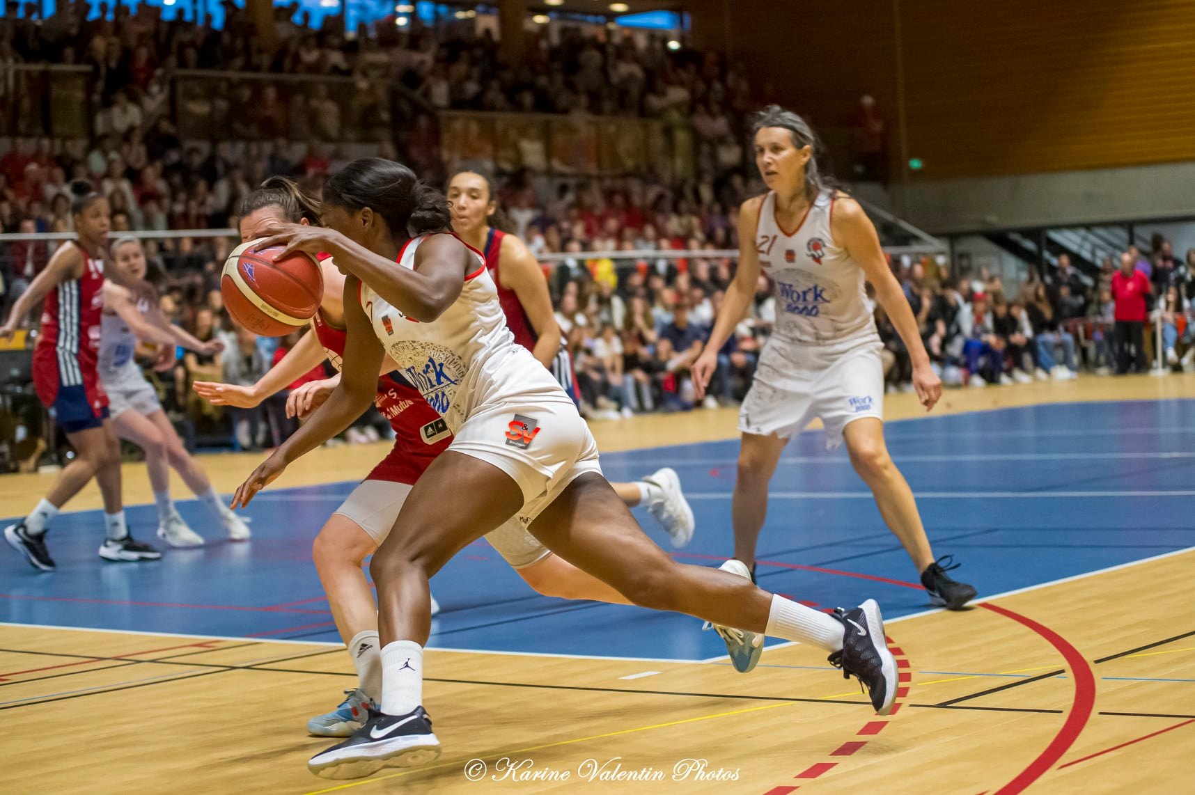 Anna Sara NGO NDJOCK - Aurore PAUTOU -  BC Tronche Meylan - SIG Strasbourg - Basketball - BCTM (73) vs (58) SIG - 2022 (#FFBBB22CTMSIG) Photo by: Karine Valentin | Siuxy Sports 2022-04-20