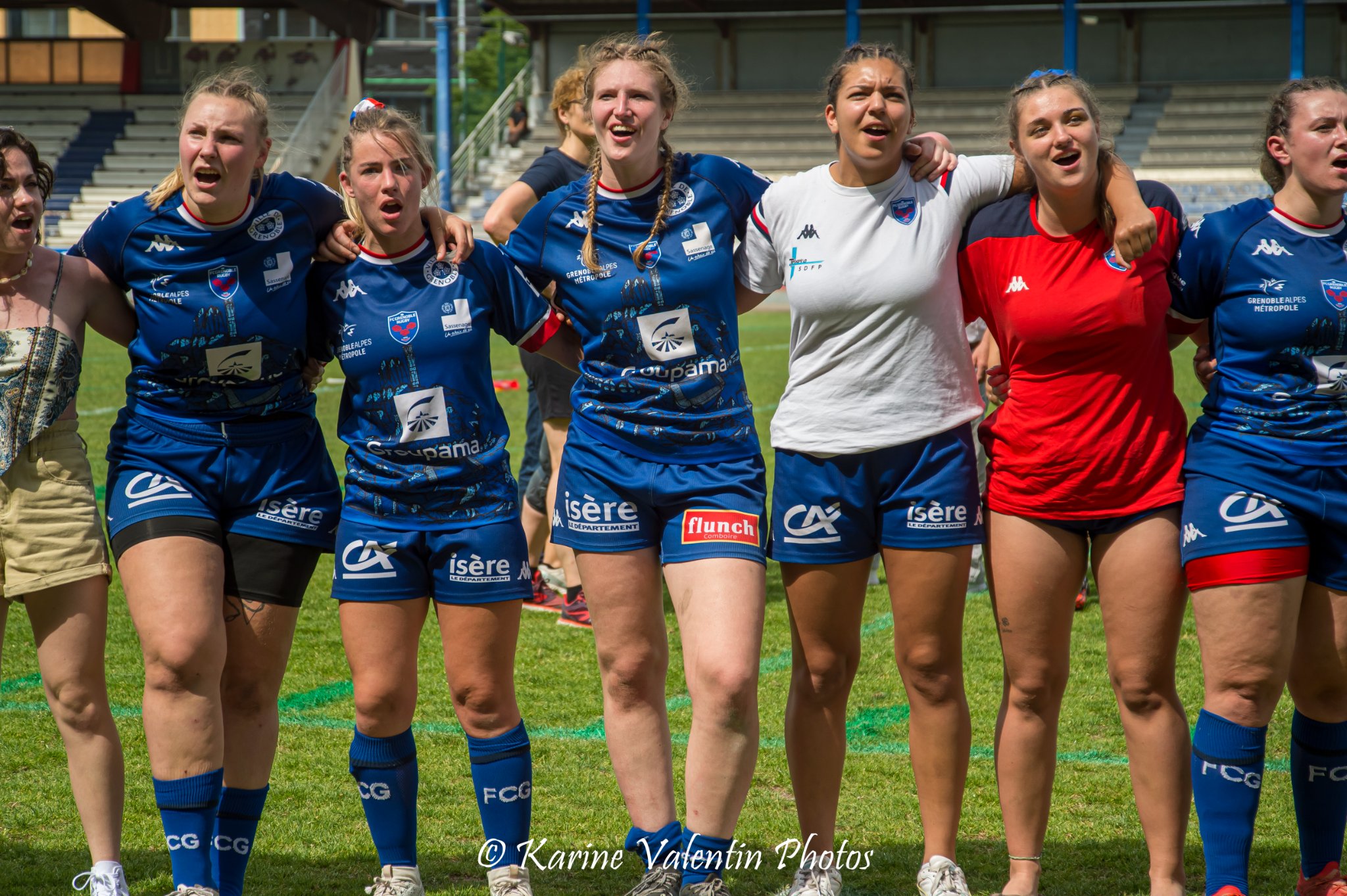  FC Grenoble Rugby - Lille Métropole Rugby Club Villeneuvois - Rugby - FCG Amazones (24) vs (19) LMRCV - 1/4 de finale Fed 1  (#AmazonesVsLMRCV2022) Photo by: Karine Valentin | Siuxy Sports 2022-05-21