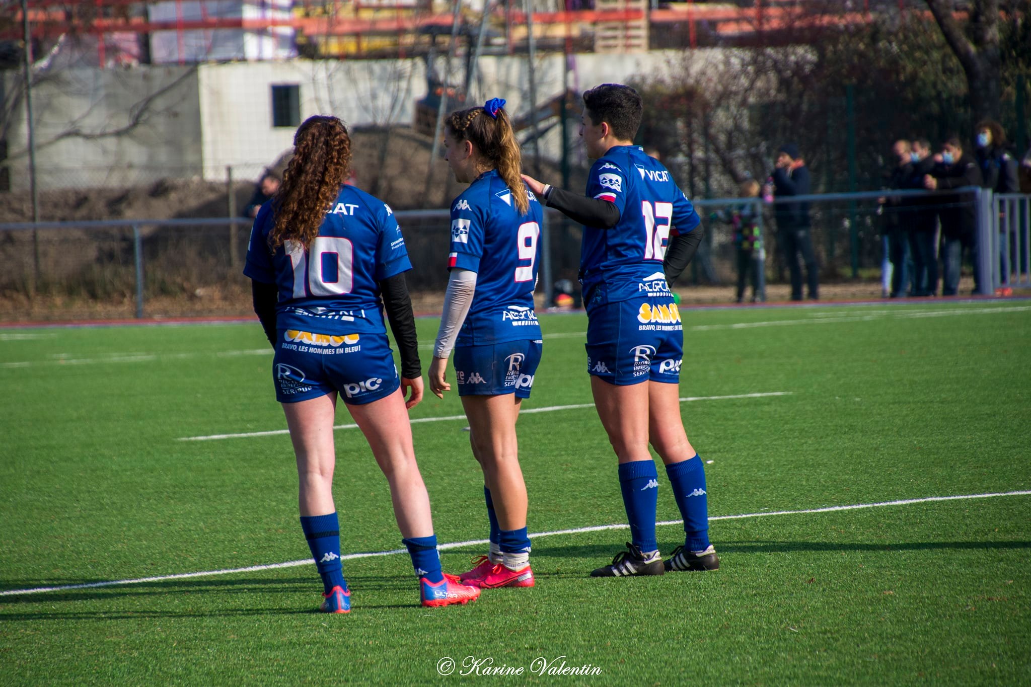 Alexandra CHAMBON - Emma GALLAGHER -  FC Grenoble Rugby -  - Rugby - Grenoble Amazones vs Stade Rennais Rugby (#AmazonesVsSRR2022jan) Photo by: Karine Valentin | Siuxy Sports 2022-01-30