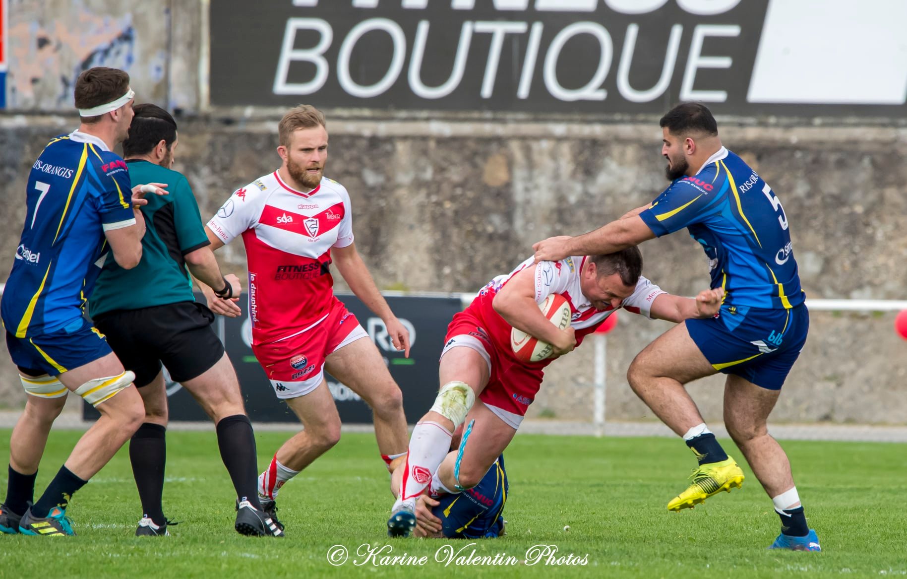  Stade Olympique Voironnais - US Ris Orangis - Rugby - SOV (26) vs (17) Ris-Orangis - Féd 2 (#SOVvsRIS-ORANGIS2022) Photo by: Karine Valentin | Siuxy Sports 2022-04-24