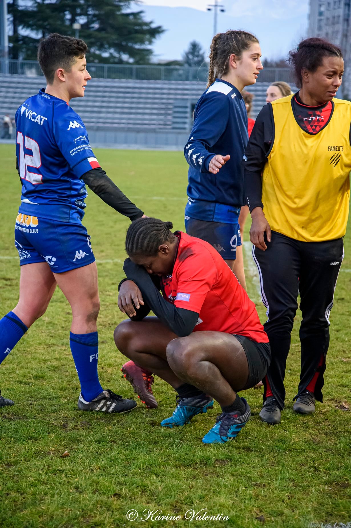 Estelle CARPENTIER - Emma GALLAGHER -  FC Grenoble Rugby - AC Bobigny 93 Rugby - Rugby -  (#GrenobleVsBobigny2021Dec) Photo by: Karine Valentin | Siuxy Sports 2021-12-21