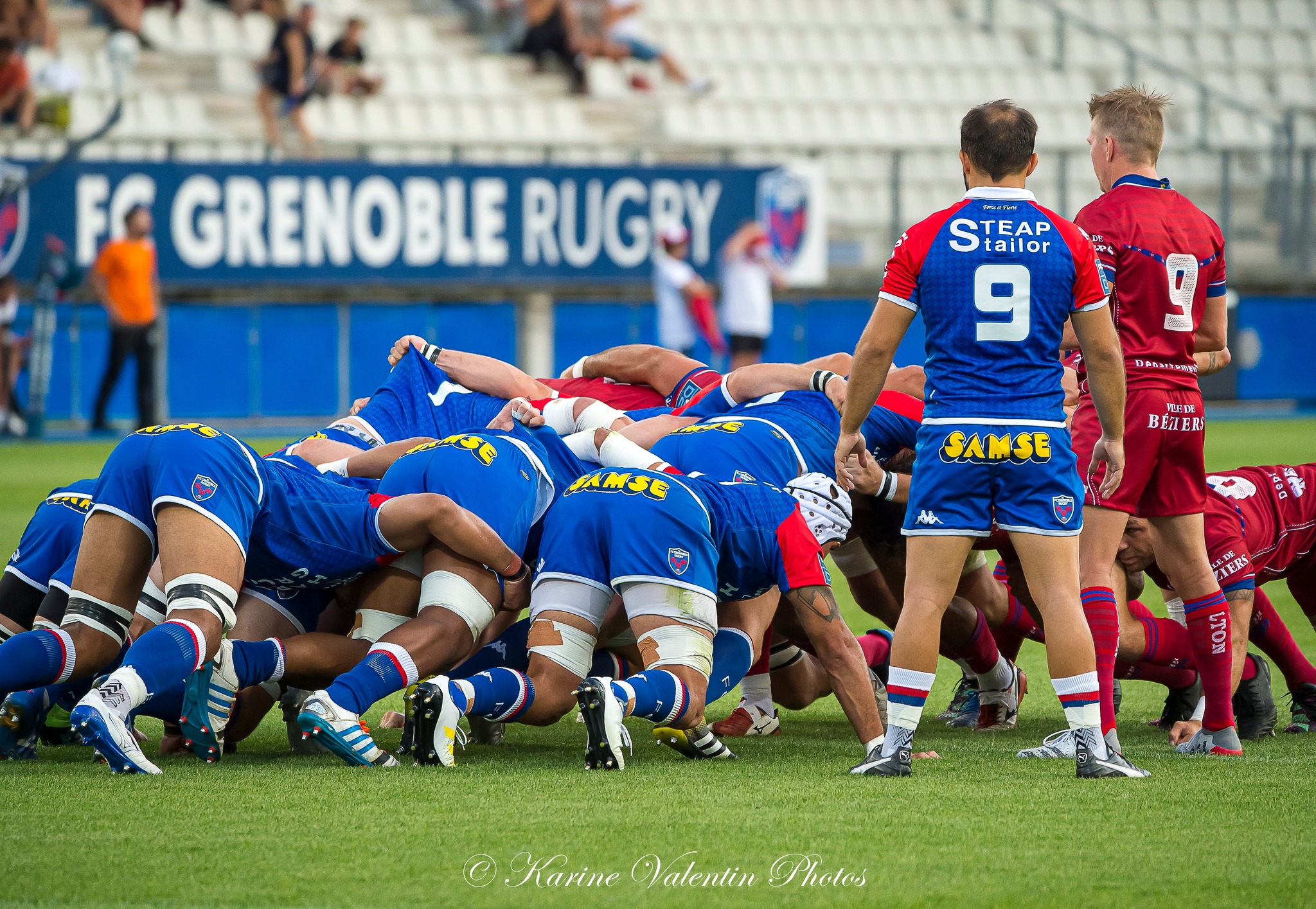  FC Grenoble Rugby - AS Béziers Hérault - Rugby - FC GRENOBLE RUGBY (19) VS (15) AS BÉZIERS HÉRAULT (#FCGvsASBHaou2022) Photo by: Karine Valentin | Siuxy Sports 2022-08-26