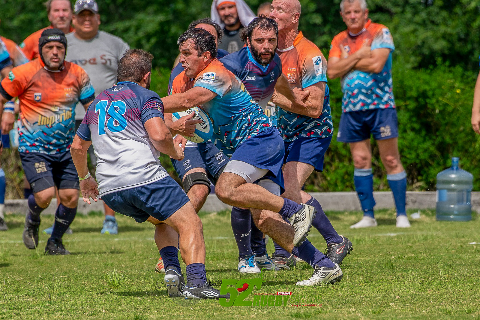  VARBA - VINOS Rugby - RugbyV - 52 Nacional de Veteranos de Rugby - San Luis - VARBA vs VINOS (#52NaVeRugbySL03VarbaVinos) Photo by: Diego van Domselaar | Siuxy Sports 2022-11-20