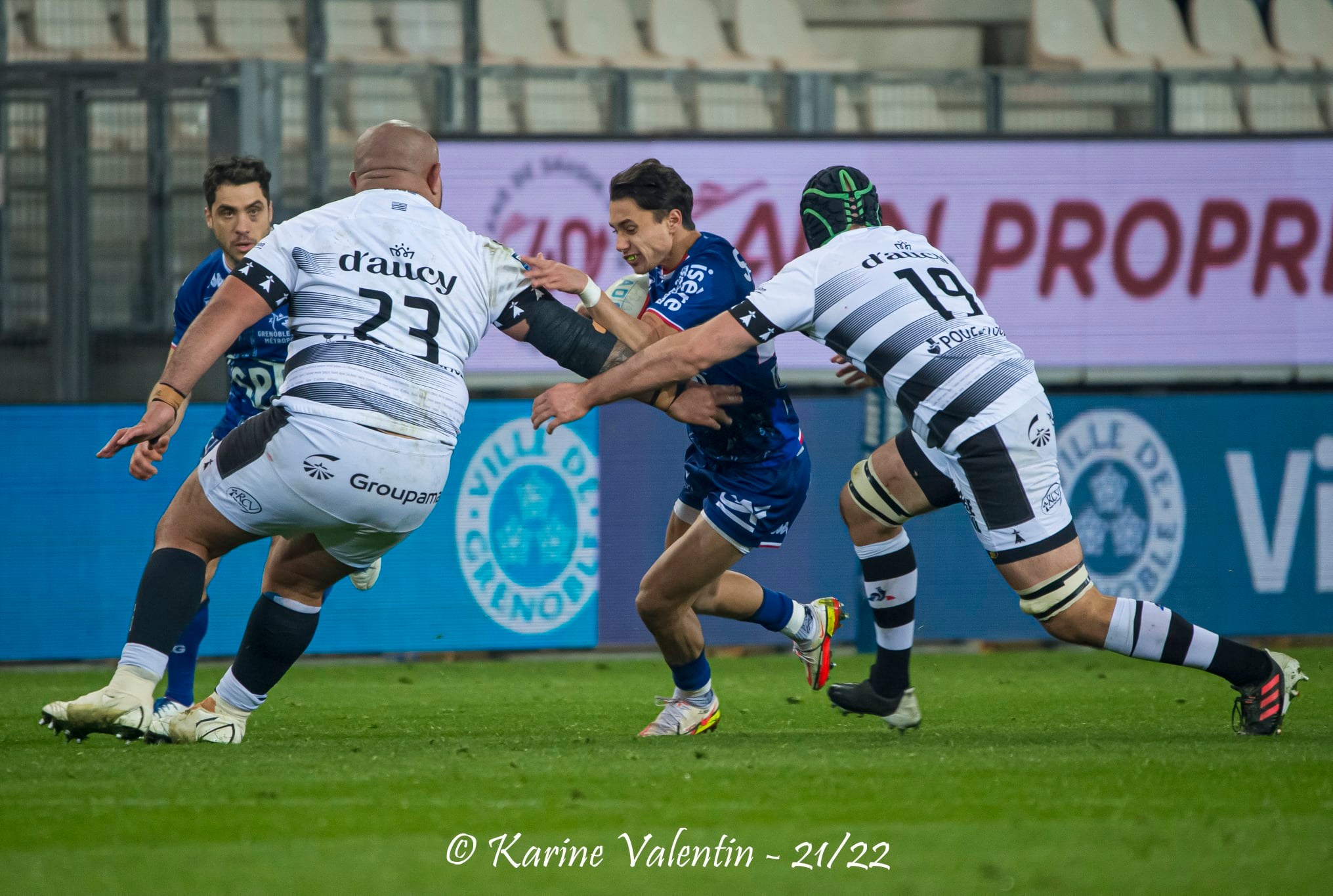 Ange CAPUOZZO - Lucas DUPONT -  FC Grenoble Rugby - RC Vannes - Rugby - Grenoble Vs Vannes (#FCGvsRCVjan2022) Photo by: Karine Valentin | Siuxy Sports 2022-01-14