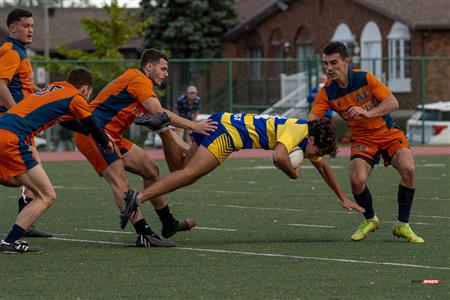 RSEQ - Rugby Masc - André Laurendeau (14) vs (33) John Abbott College - Reel A