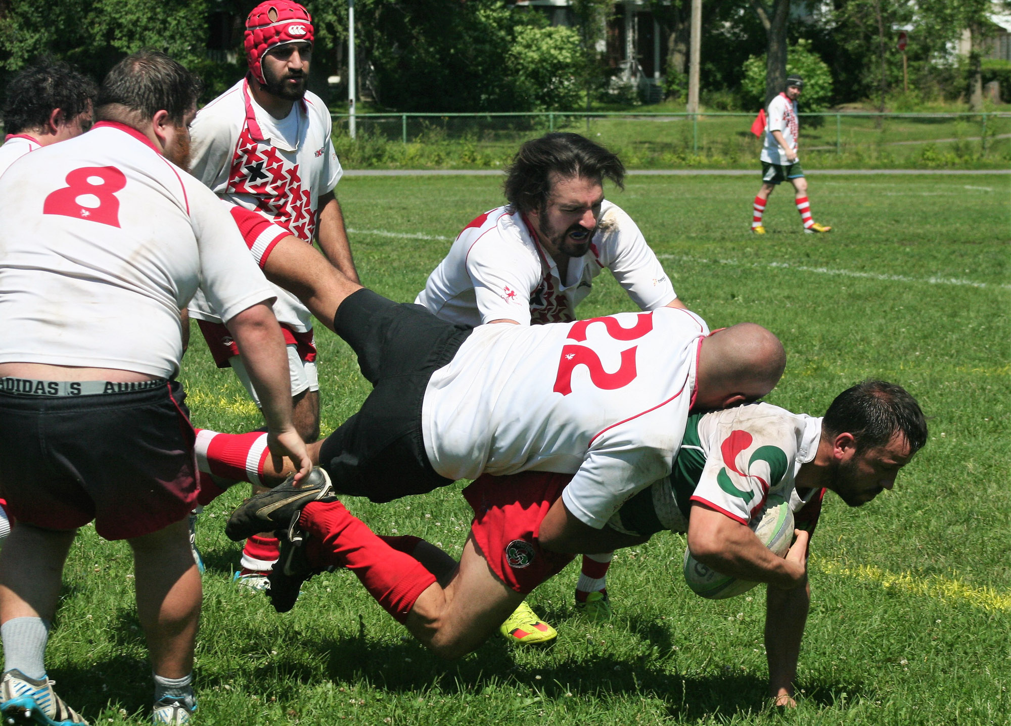  Rugby Club de Montréal - Montreal Exiles RFC - Rugby - 1 contre 5 (#RCMvsORM2017) Photo by:  | Siuxy Sports 2017-07-15