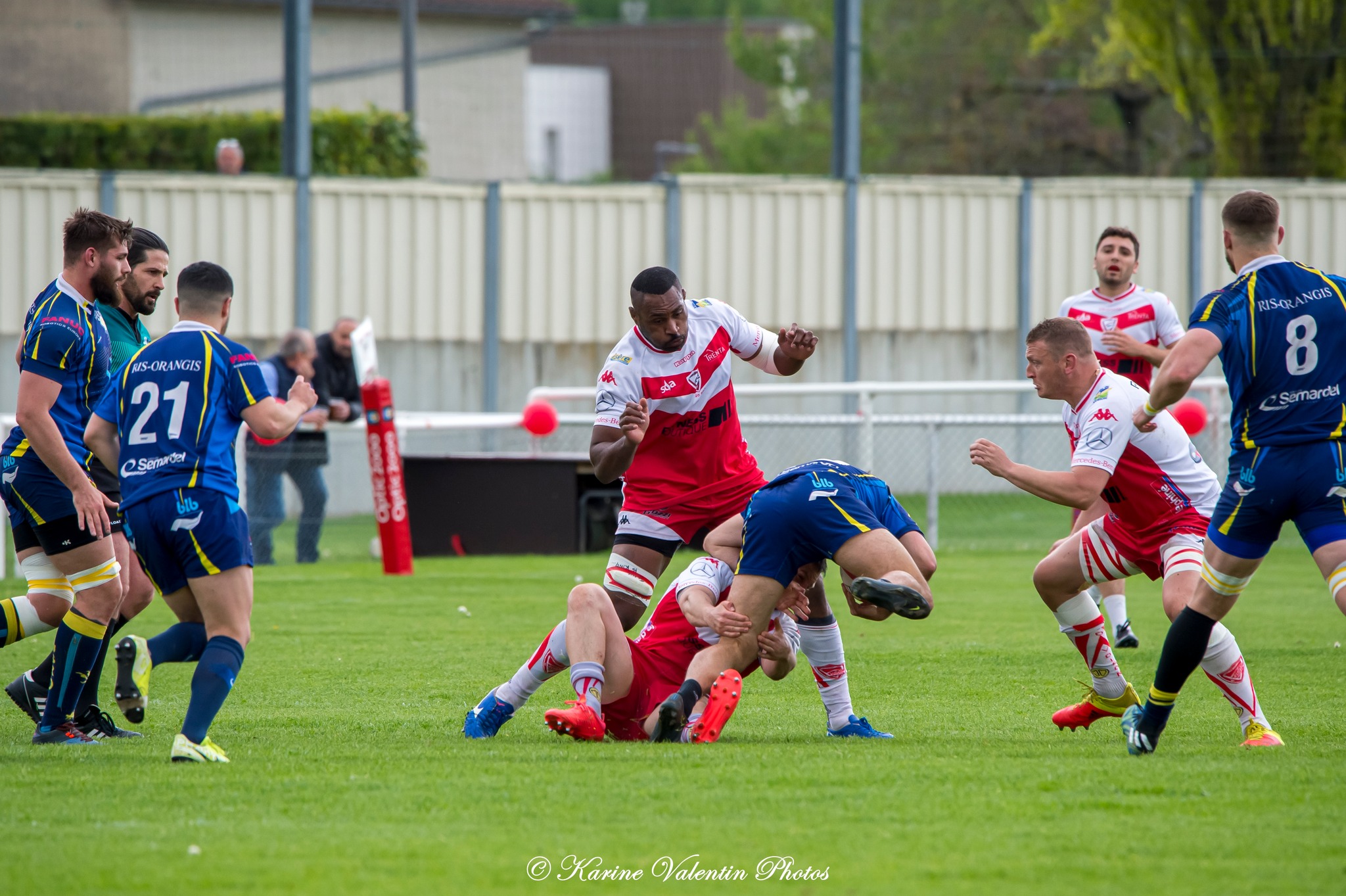  Stade Olympique Voironnais - US Ris Orangis - Rugby - SOV (26) vs (17) Ris-Orangis - Féd 2 (#SOVvsRIS-ORANGIS2022) Photo by: Karine Valentin | Siuxy Sports 2022-04-24