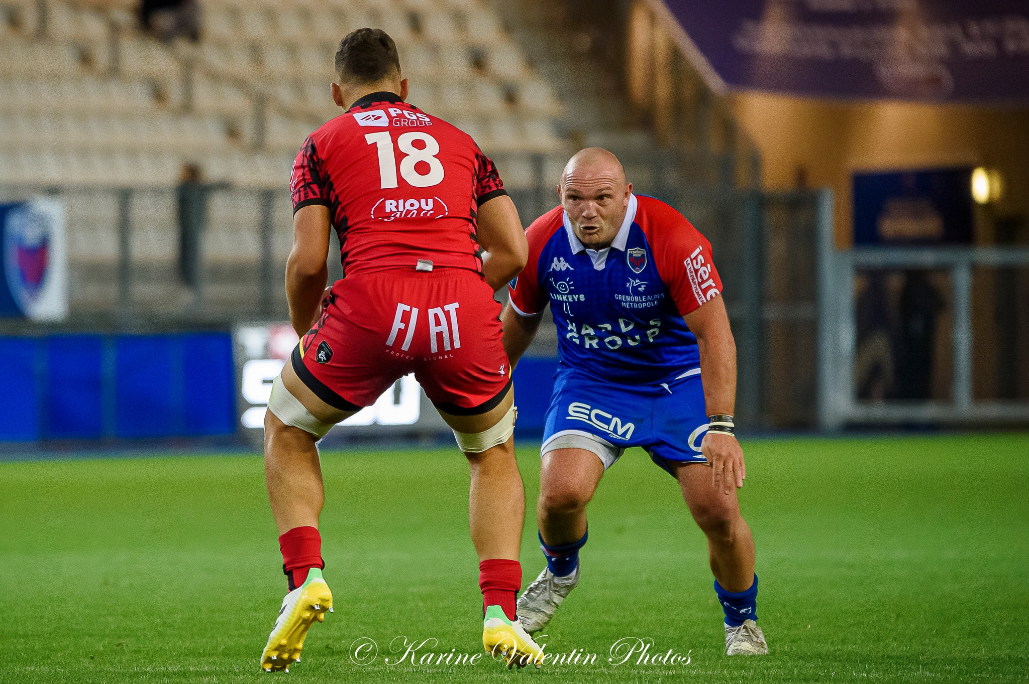 Jean-Charles ORIOLI -  FC Grenoble Rugby - Rouen Normandie Rugby - Rugby - FC Grenoble (20) vs (6) Rouen (#FCGvsRouen2022ReelA) Photo by: Karine Valentin | Siuxy Sports 2022-09-16